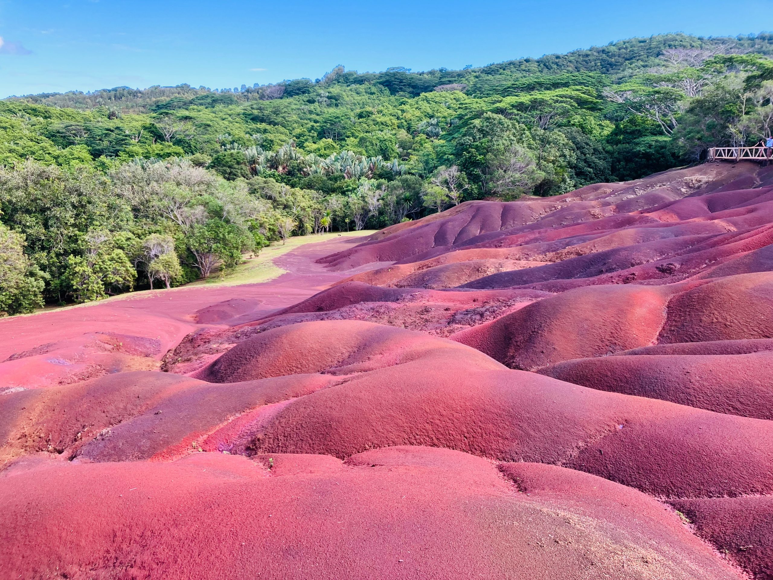 The Colorful Hills ofChamarel, Mauritius